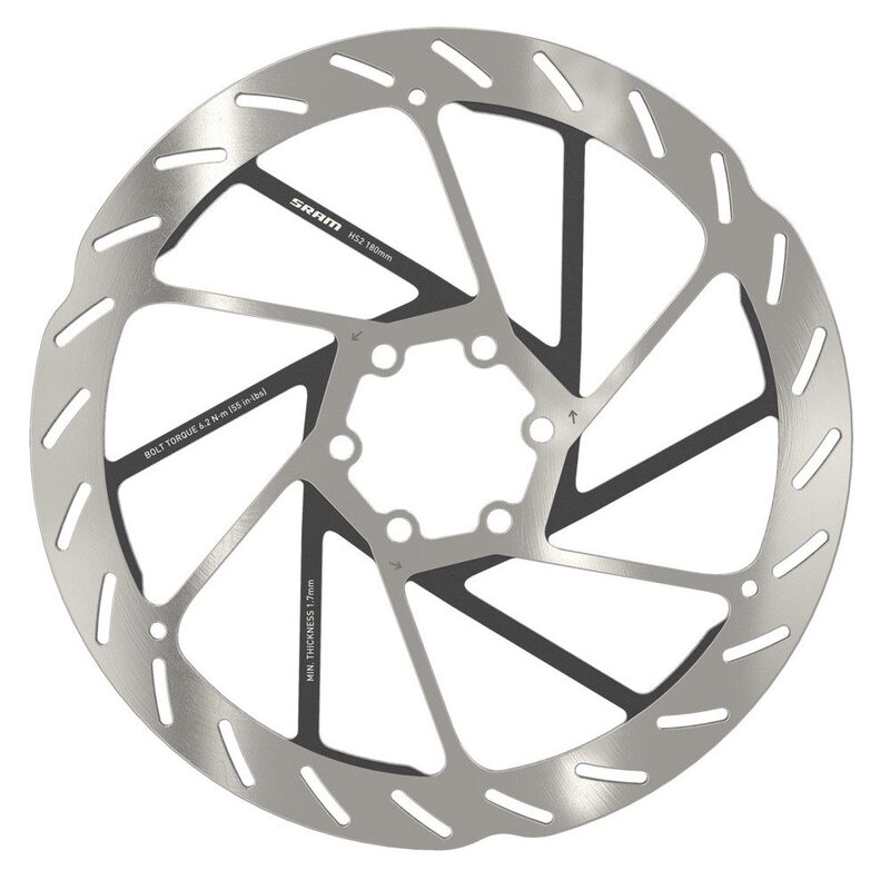 Disque de frein VTT Sram HS2 noir 6 trous