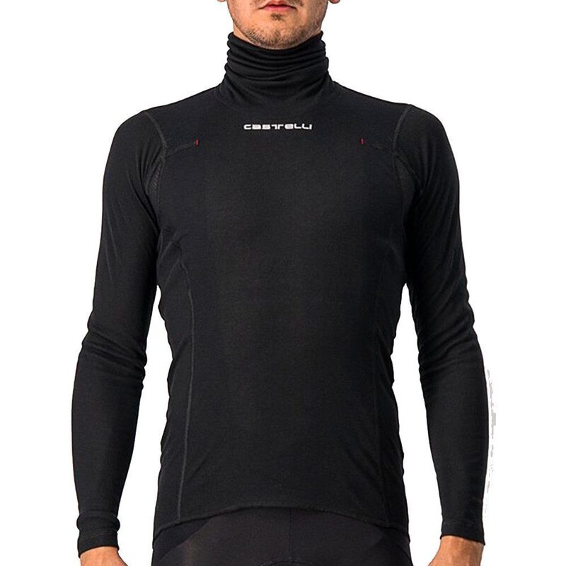 Sous-maillot vélo manches longues Castelli Flanders Warm col cache-cou