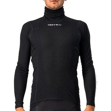 Sous-maillot vélo manches longues Castelli Flanders Warm col cache-cou