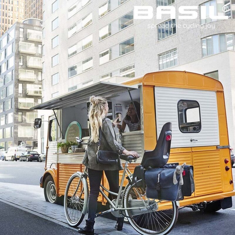 Extension porte-bagages vélo Basil pour combinaison porte-bébé + porte-bagages