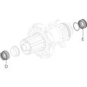 Adaptateurs axe roue arrière Fulcrum 12x142 réf RM16-TA12142