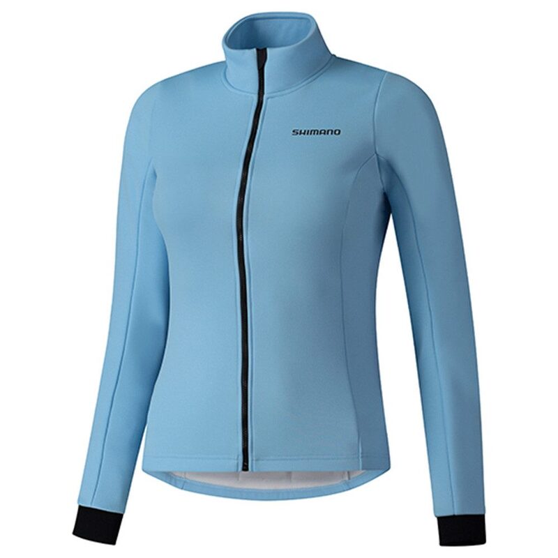 Photo Veste vélo hiver femme Shimano Element W Jacket bleu clair S