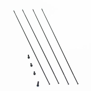 Kit 4 rayons roue arrière vélo route Fulcrum Racing 3 côté roue-libre - R3-118