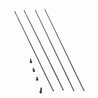 Kit 4 rayons roue arrière vélo route Fulcrum Racing 3 côté roue-libre