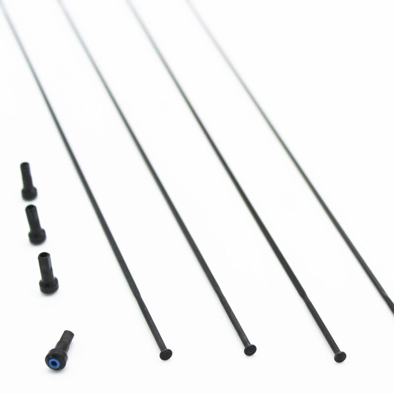 Set van 4 spaken voor achterwiel racefiets Fulcrum Racing 3 vrijloopzijde - R3-118