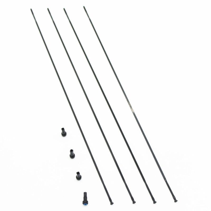 Kit 4 rayons roue arrière vélo route Fulcrum Racing 3 côté gauche