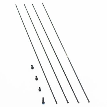 Set van 4 spaken voor achterwiel racefiets Fulcrum Racing 3 linkerkant - R3-119