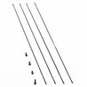Kit 4 rayons roue arrière vélo route Fulcrum Racing 3 côté gauche