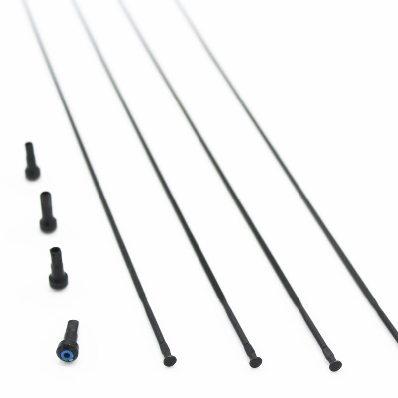 Set van 4 spaken voor achterwiel racefiets Fulcrum Racing 3 linkerkant - R3-119