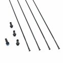 Set van 4 spaken voor voorwielen van racefietsen Fulcrum Wind 40 C17 / DB en Wind 400 - R4-016C