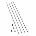 Kit 4 rayons roues avant vélo route Fulcrum Wind 40 et Wind 400 - R4-016C