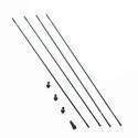 Kit 4 rayons roue arrière vélo route Fulcrum Wind 40 et Wind 400 - R4-019C