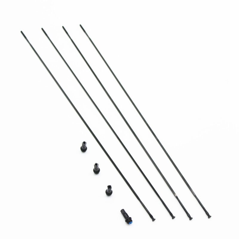 Set van 4 spaken voor achterwiel racefiets Fulcrum Wind 40 en Wind 400 - R4-019C