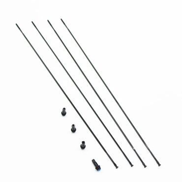 Kit 4 rayons roue arrière vélo route Fulcrum Wind 40 et Wind 400 - R4-019C