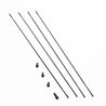 Kit 4 rayons roue arrière vélo route Fulcrum Wind 40 et Wind 400 - R4-019C