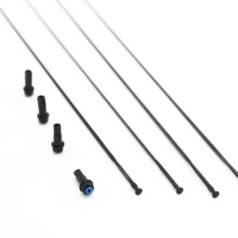 Kit 4 rayons roue arrière vélo route Fulcrum Wind 40 et Wind 400 - R4-019C