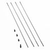 Kit 4 rayons avant gauche Fulcrum Racing 4/400 DB, réf R4DB22-016
