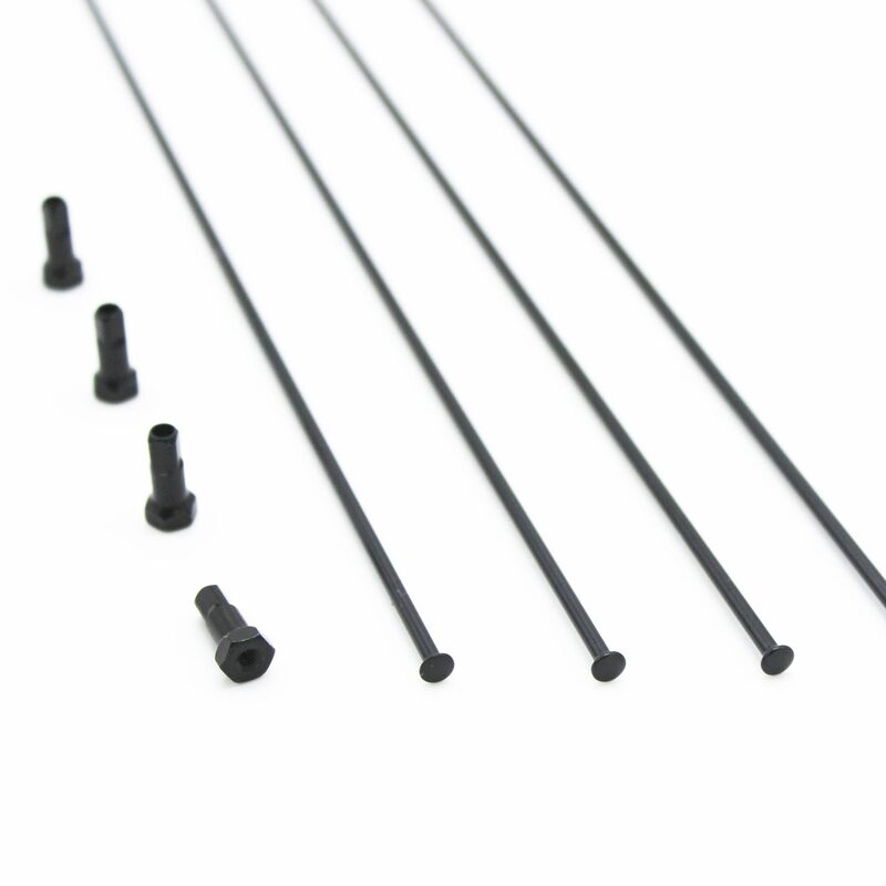 Set van 4 spaken voor achterwiel Fulcrum Racing 6 linkerkant - R6-019