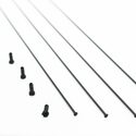 Kit rayons avant droit et arrière gauche roues Fulcrum Racing 6/600 DB, réf R6DB22-017