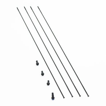 Kit 4 rayons roue vélo route Wind 40 DB avant droit / arrière gauche