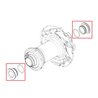 Adaptateurs axe roue avant route Fulcrum 12x100 réf RM16-TA12142