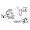 Adaptateurs axe roue avant VTT Fulcrum 9x100mm, RM11-TAQR