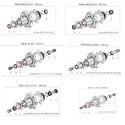 Entretoise Fulcrum R4-109 pour moyeux freins à disque Entretoise Fulcrum R4-109 pour moyeux freins à disque