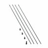 kit 4 rayons arrières droit Fulcrum Wind 40c Racing Quattro Carbon - R4-018C