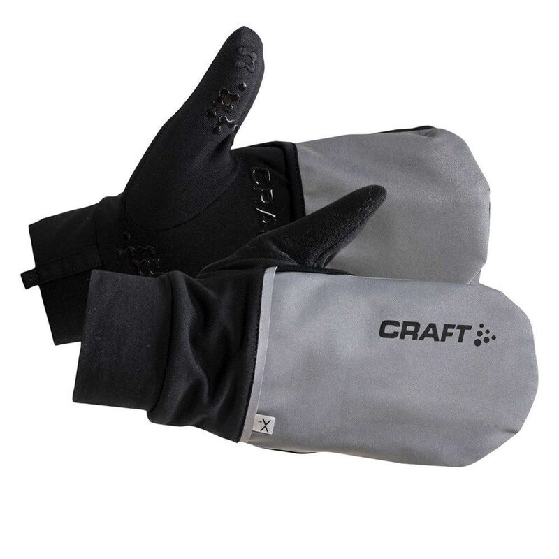 Photo Gants vélo hiver/mi-saison Craft Hybrid Weather haute visibilité L