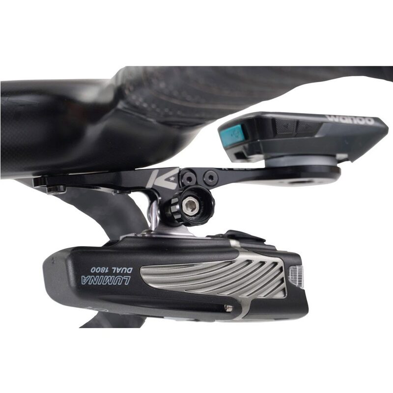 Support compteur K-edge Wahoo combo lampe ou camera pour cintre intégré