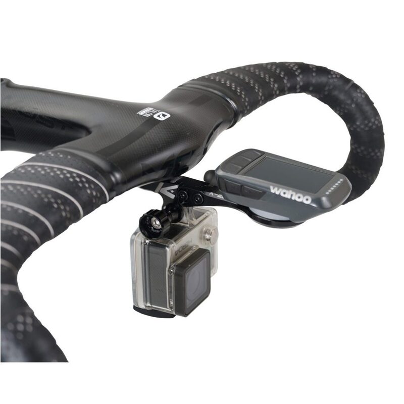 Support compteur K-edge Wahoo combo lampe ou camera pour cintre intégré