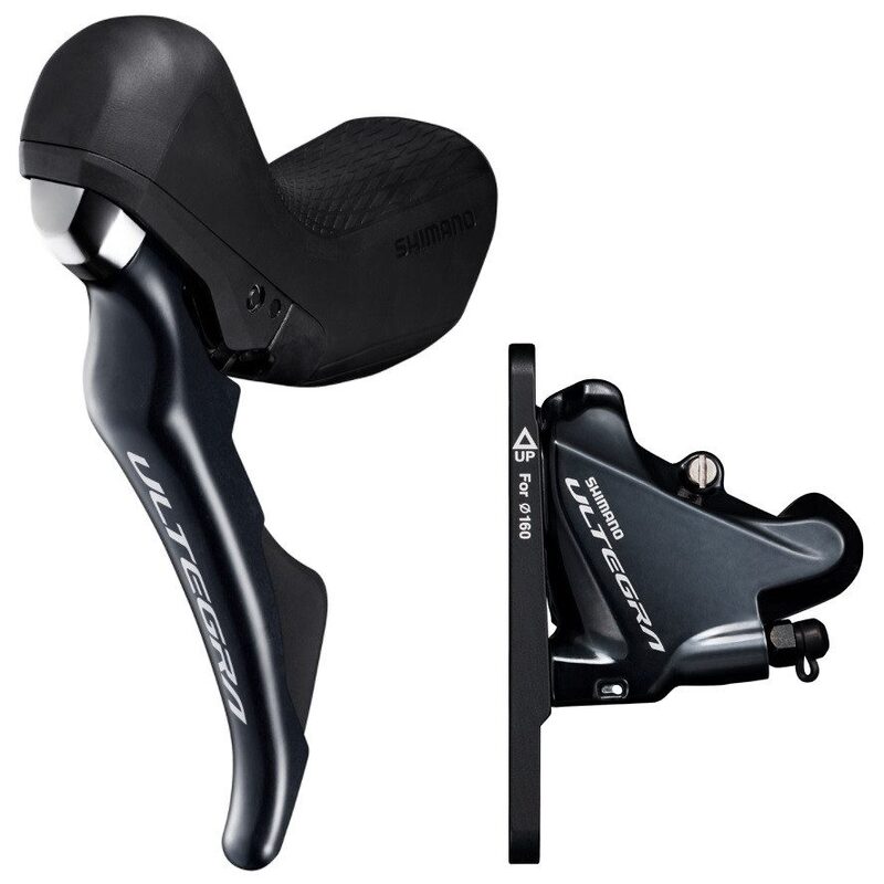Poignée gauche complète Shimano ultegra St-R8020 11v avec étrier BR-R8070-F