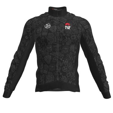 Maillot vélo manches longues Slopline Black
