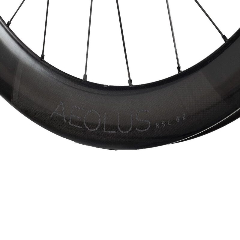 Carbon racefietswielen Bontrager Aeolus RSL 62 TLR disc