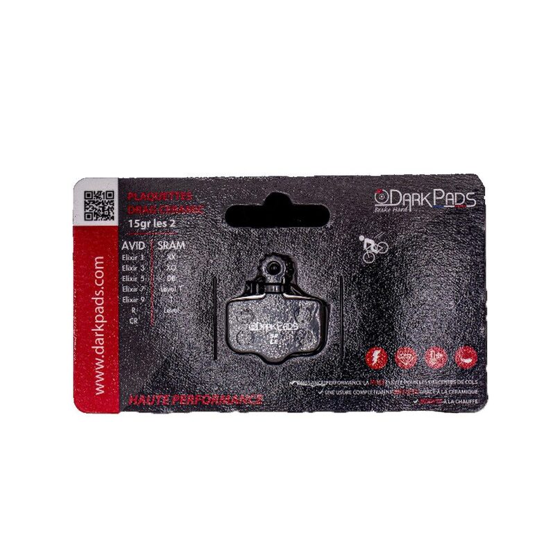 Plaquettes de frein vélo route et VTT Darkpads Drag Ceramic Sram Elixir - AXS