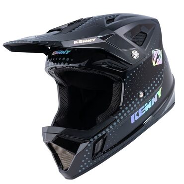 Casque intégral VTT et BMX Kenny Decade Lunis Black Holographique