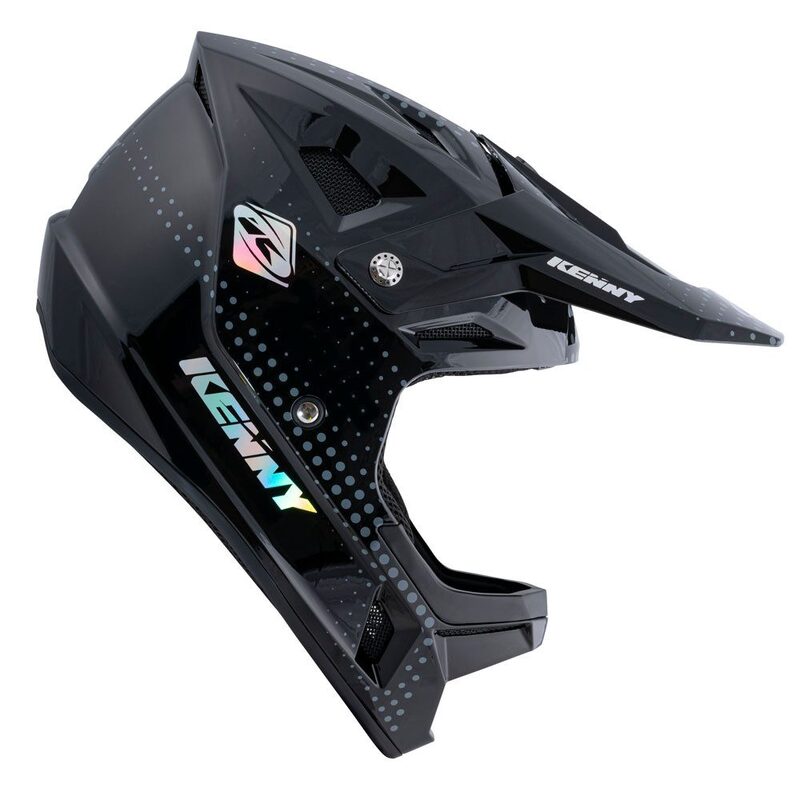 Integrale helm voor mountainbike en BMX Kenny Decade Lunis Black Holographique Series