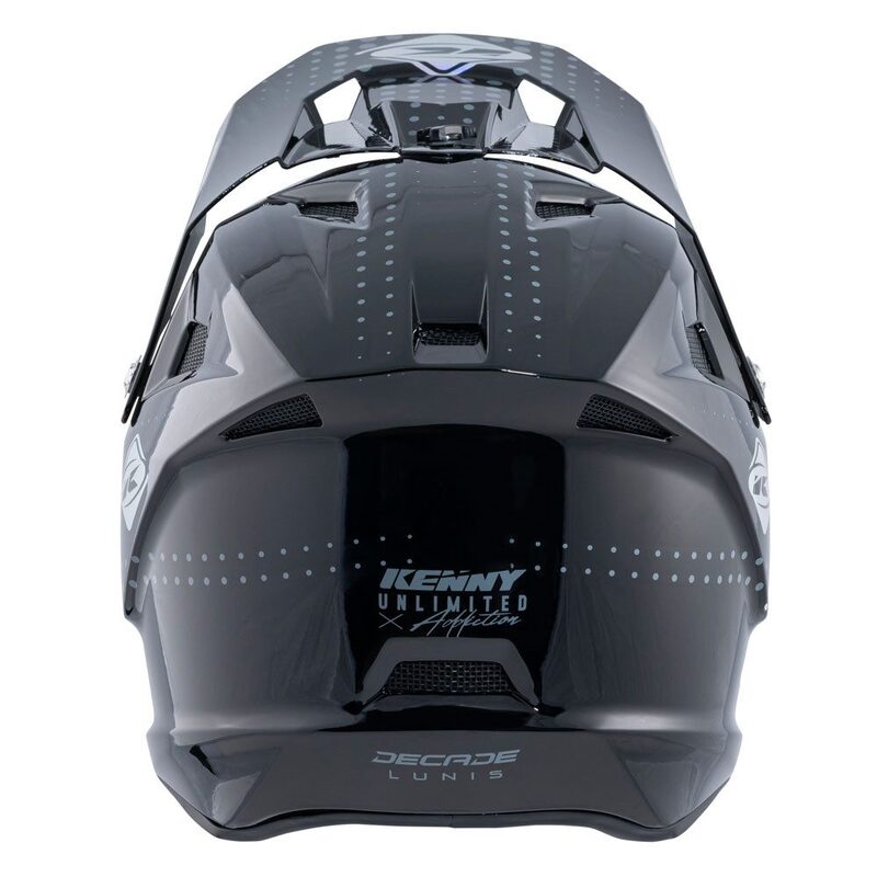 Casque intégral VTT et BMX Kenny Decade Lunis Black Holographique