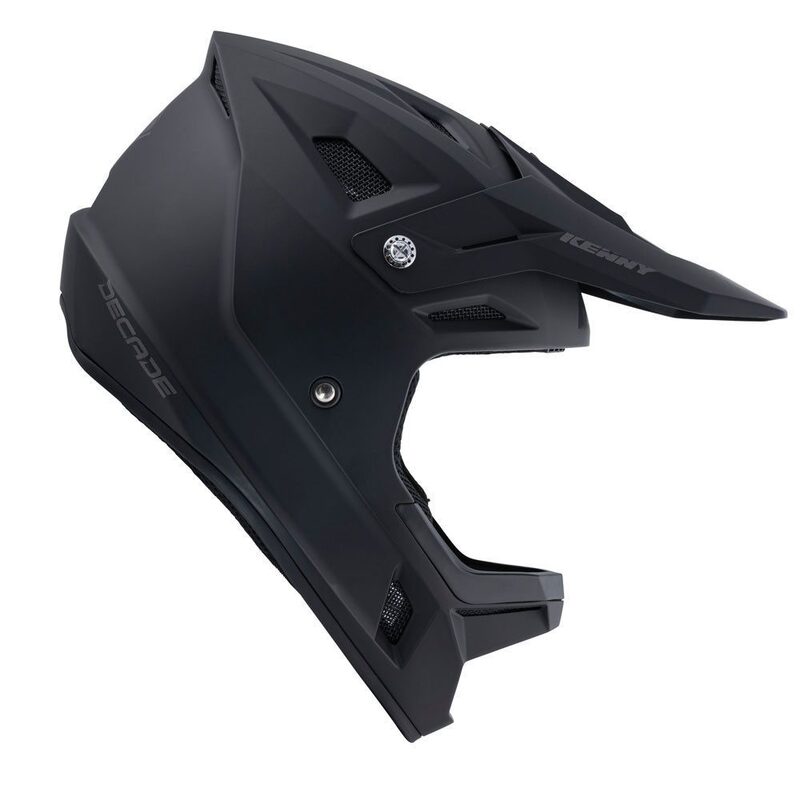 Integrale helm voor mountainbiken en BMX Kenny Decade Solid Black