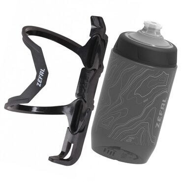 Kit porte-bidon latéral vélo Zéfal Pulse Z2 & bidon Zéfal Sense Pro 50