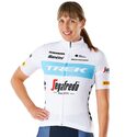 Santini Trek Segafredo replica 2022 dames fietsshirt met korte mouwen