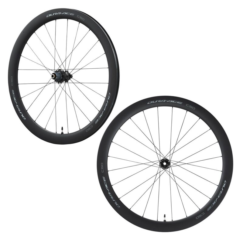Roues vélo route carbone Shimano WH-R9270 C50 Disc Tubeless Ready