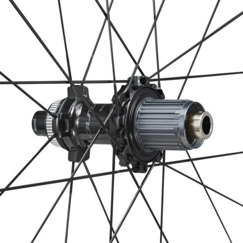 Roues vélo route carbone Shimano WH-R9270 C50 Disc Tubeless Ready