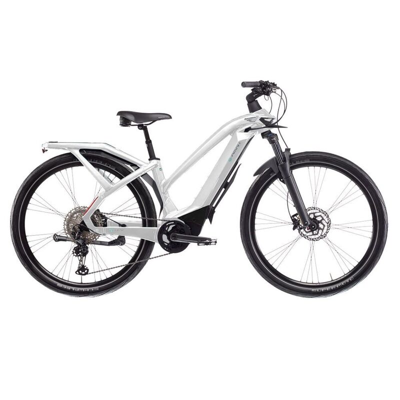 VTC électrique semi-rigide Bianchi E-OMNIA T-TYPE 625wh White 2022