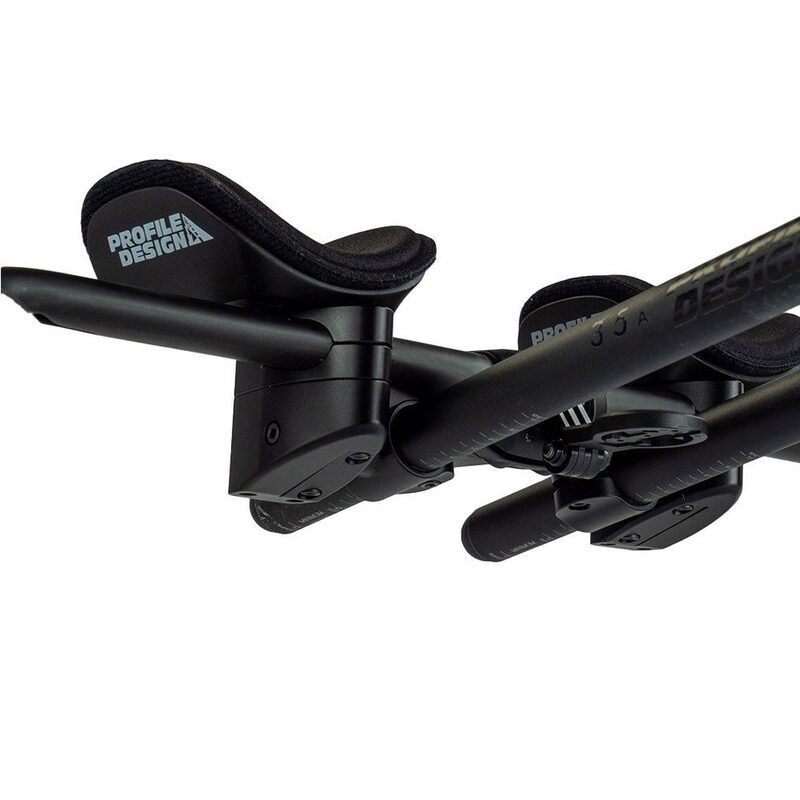 Prolongateur triathlon Profil Design ICS Aero Clip-on pour cintre aéro ICS