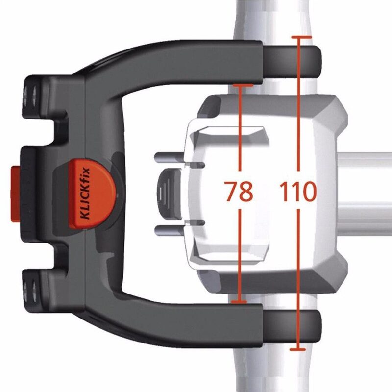 Fixation de cintre pour VAE Bosch Klickfix Lenker Adapter E