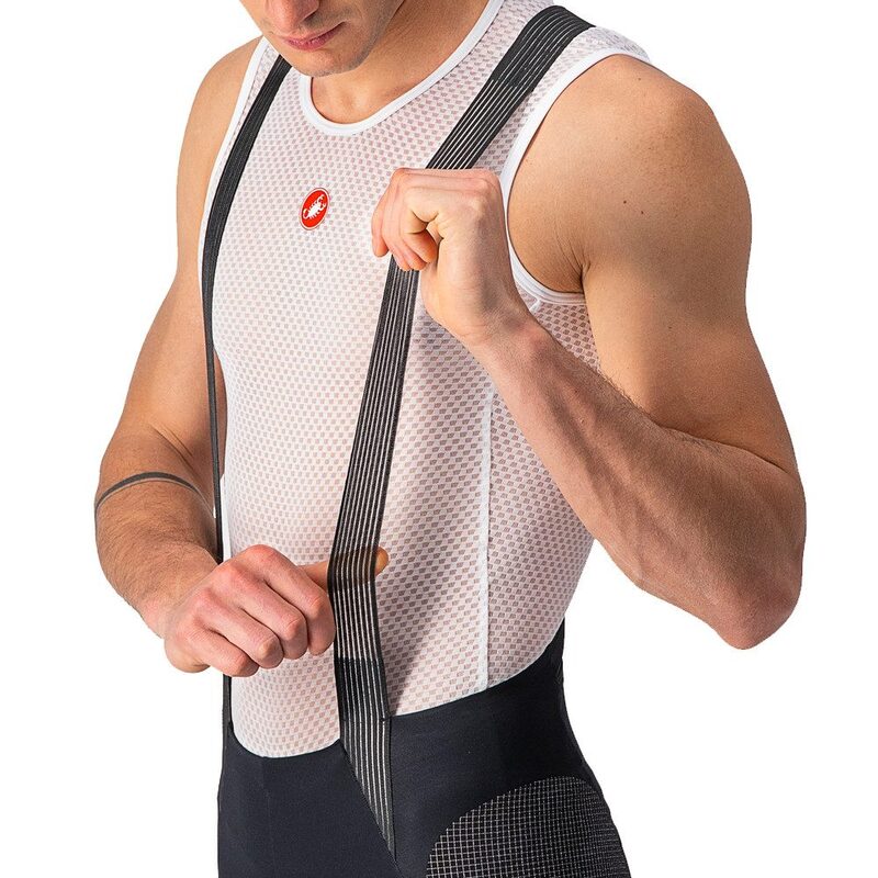 Cuissard Cycliste Santic Homme - Bretelles, Rembourré - Short Velo Court Été - Confort VTT
