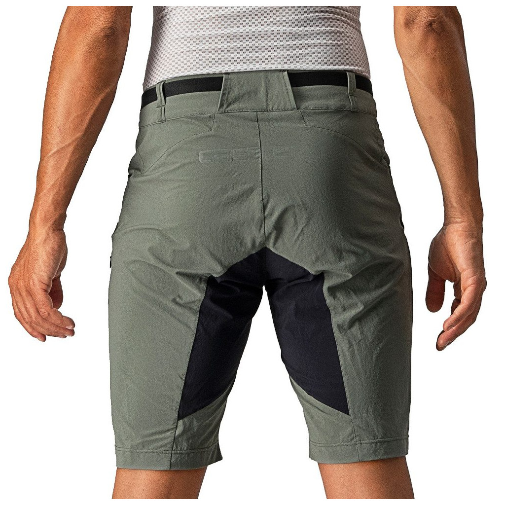 Baggy-Shorts Castelli Unlimited Trail schwarz grau grün