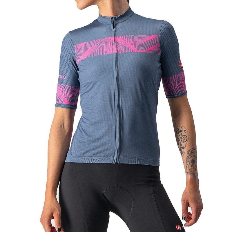 Dames fietsshirt met korte mouwen Castelli Fenice W