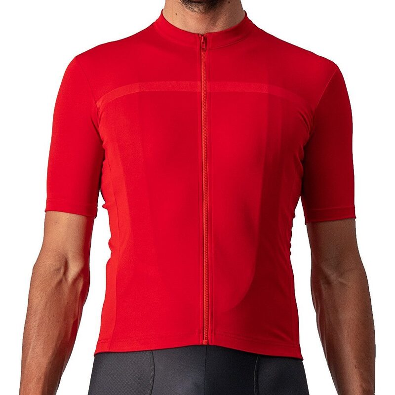 Maillot Cycliste Castelli Prologo 7 Homme - Rouge, Blanc, Noir - Taille M - Neuf Avec étiquette
